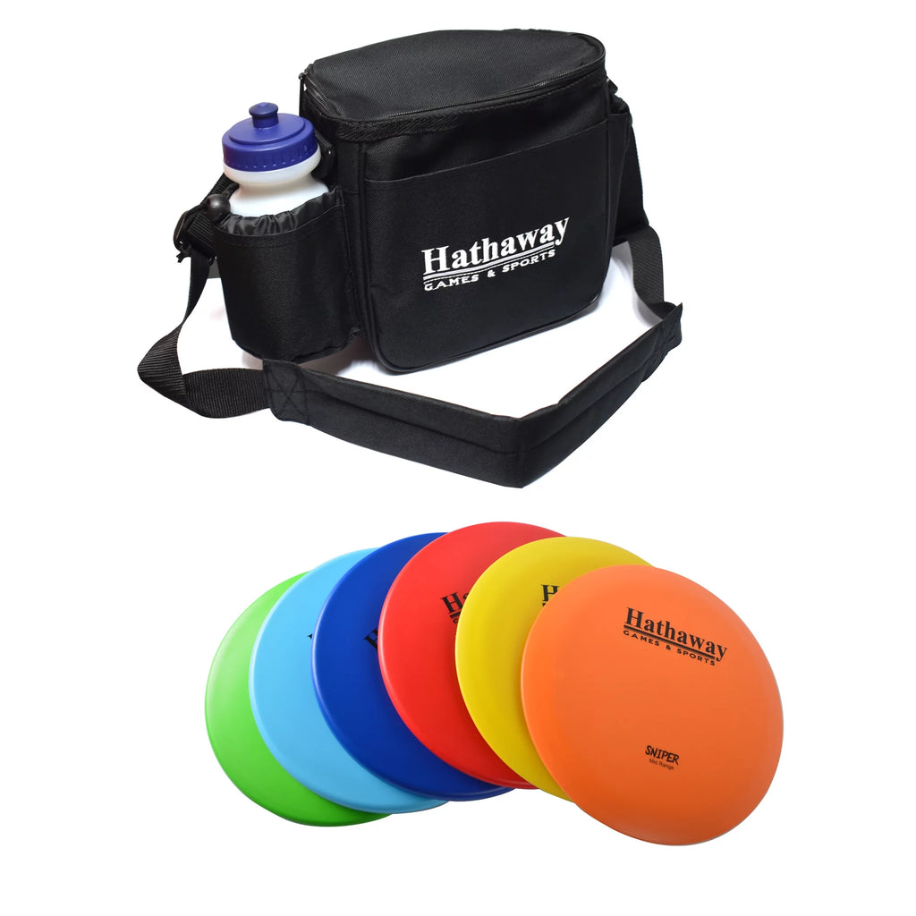 Disc Golf Starter Set with 6 Discs and Case K620716