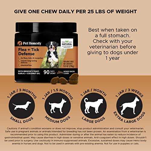 Flea & Tick Support Supplement Soft Chews for Dogs J8736