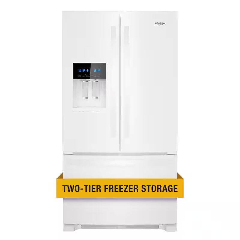 French Door Refrigerator in White E8817