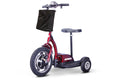 Red Stand/Ride Mobility Scooter with Folding Tiller O34377