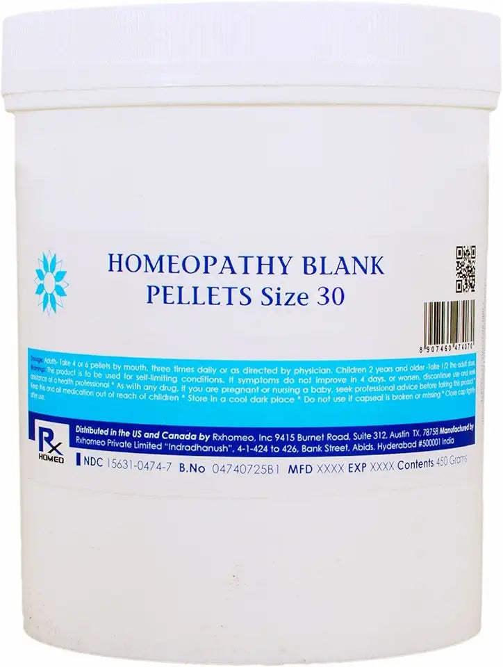 Homeopathy Blank Pellets Size 30 6 Pack K886838