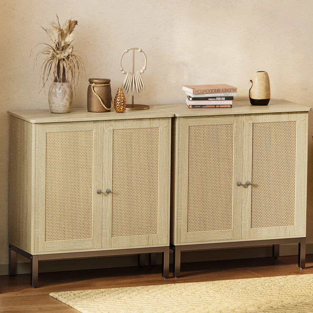 Rattan Buffet Storage Cabinet C8529