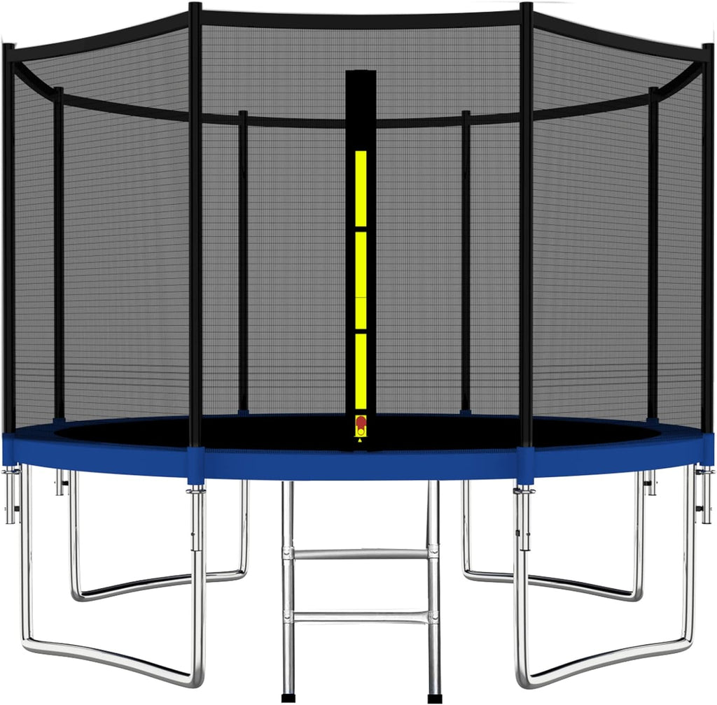 8Ft Trampoline with Enclosure Net & Spring Pad A15606