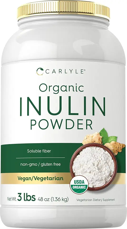 Organic Inulin Powder 48oz Prebiotic Fiber Supplement X361