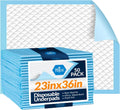 Disposable Underpads 23'' X 36'' 50-Count Super Absorbent K385