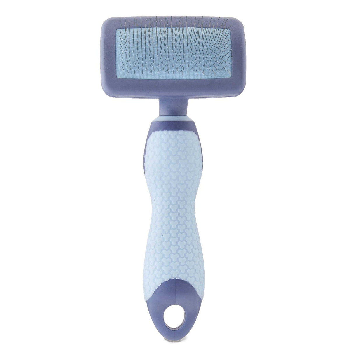 Plastic Dog Grooming Brush with TPR Grip N9619