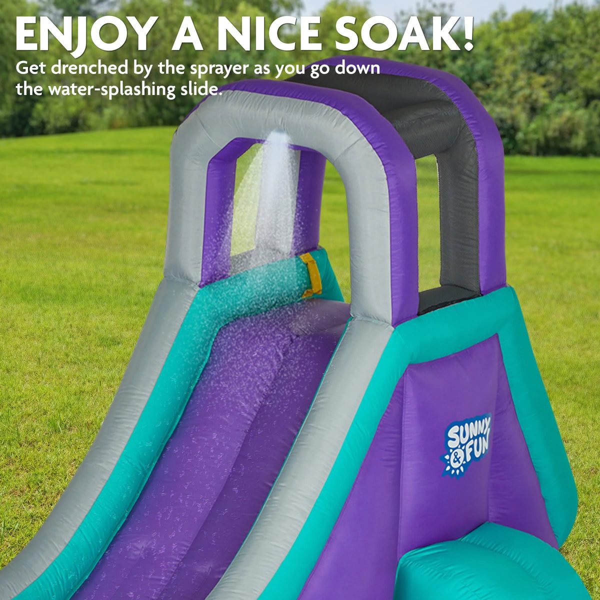 Inflatable Water Slide & Pool S14462
