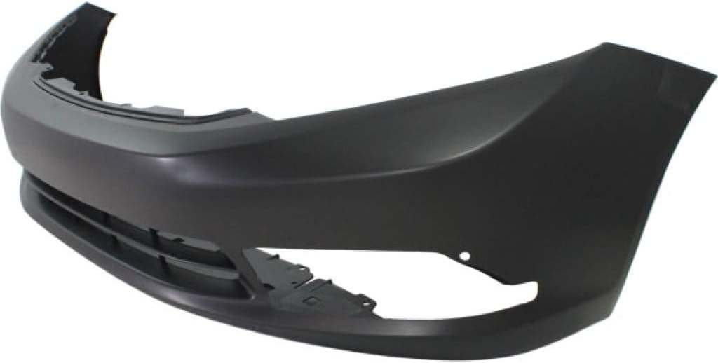 Front Primed Bumper Cover with Fog Light Holes D12903