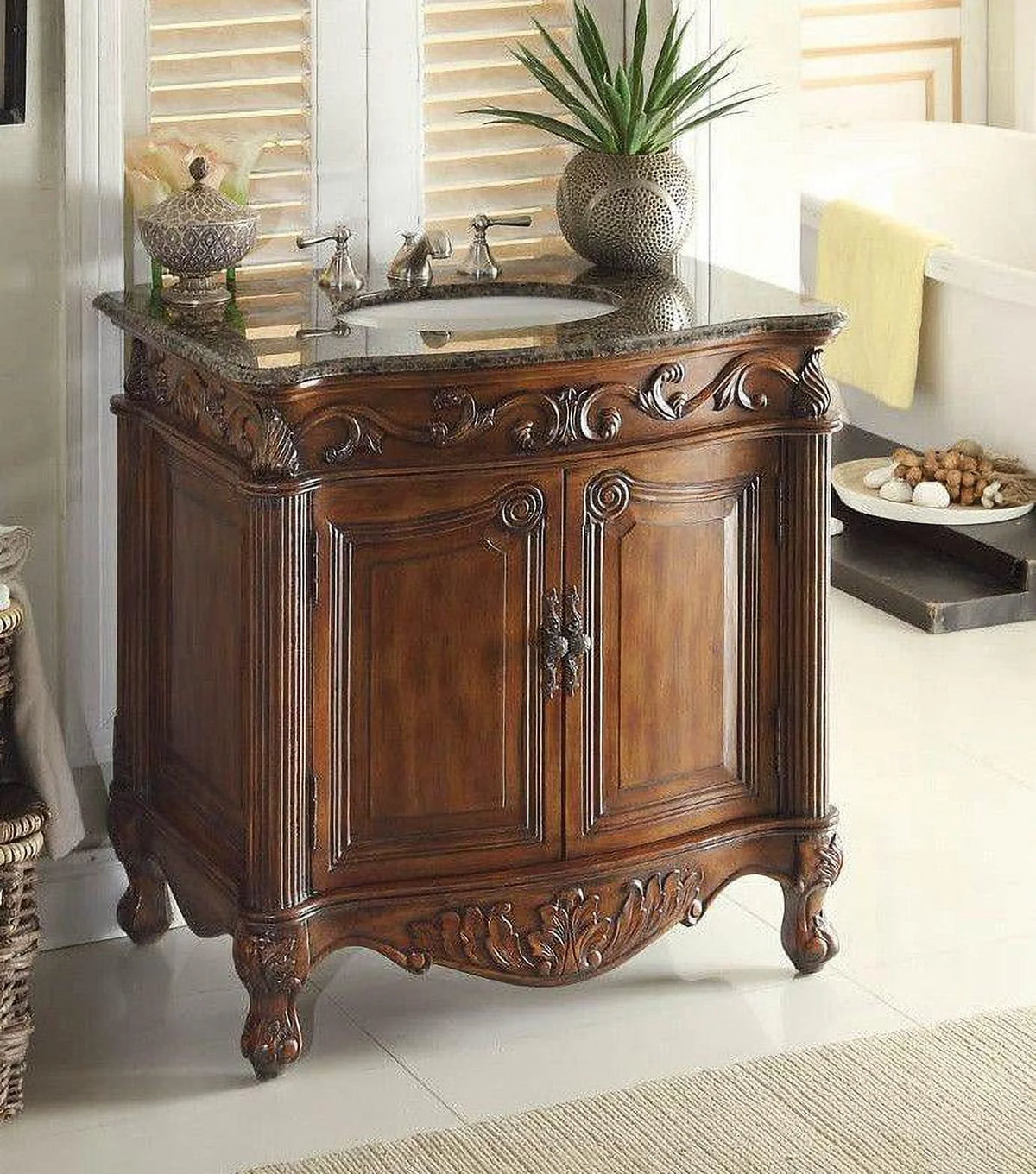 32" Brown Bathroom Vanity R40951