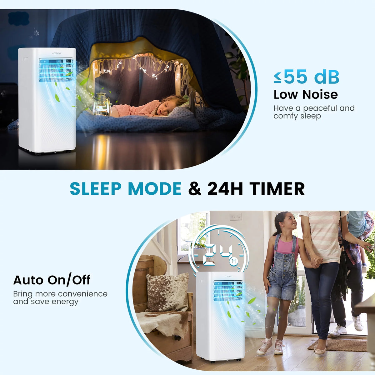 5000 BTU Portable Air Conditioner 4-in-1 P3514