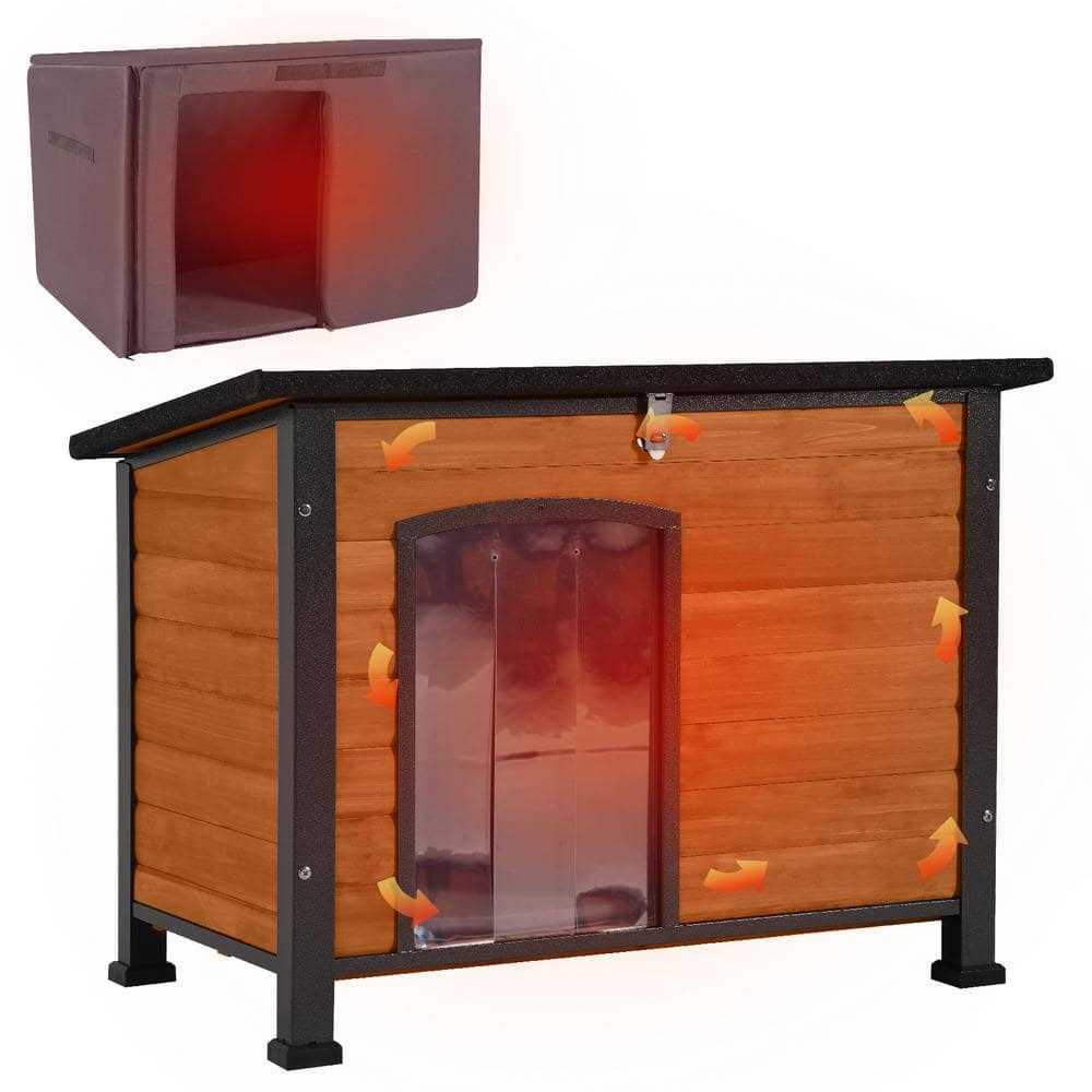 Insulated Outdoor Dog House with Liner Z1151