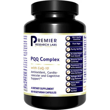 PQQ Complex with CoQ10 60 vegetarian capsules H985