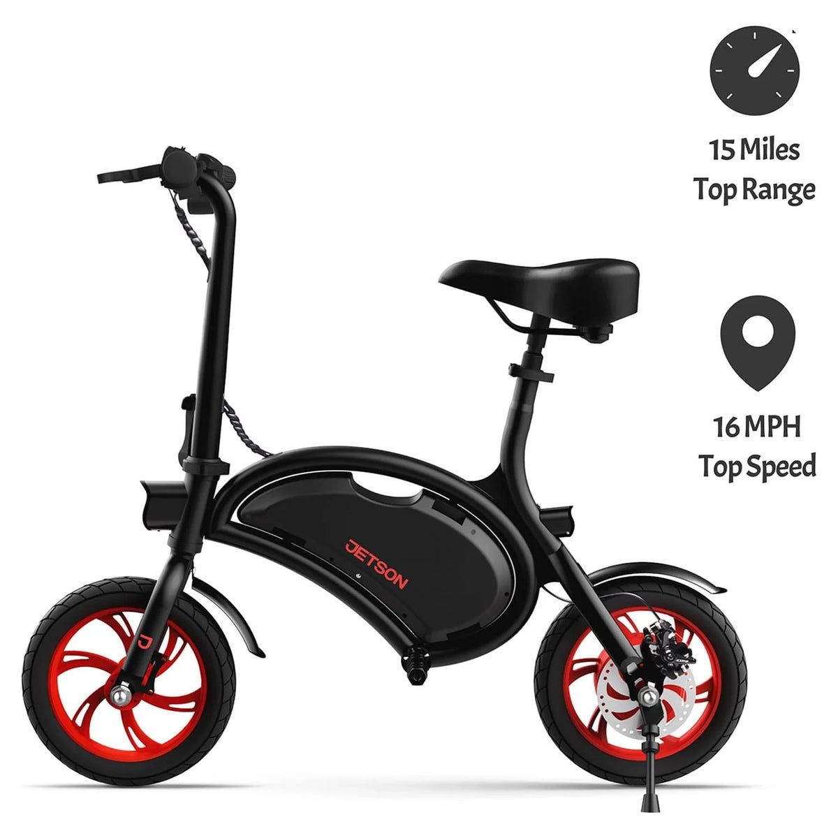 Folding Electric Ride-On with Twist Throttle, Black G23785