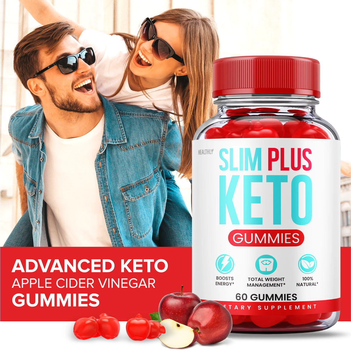 Keto Gummies with Apple Cider Vinegar 60 Gummies Y96768