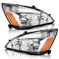 Black LED Headlight Assembly with Sequential Turn Signal W643