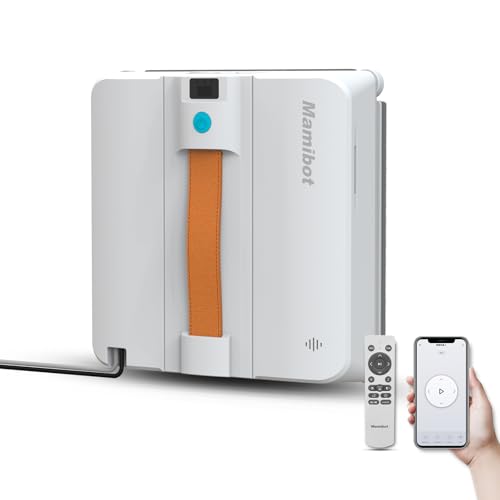 Window Cleaning Robot with 4 Spray Nozzles, 3200Pa Suction Z366