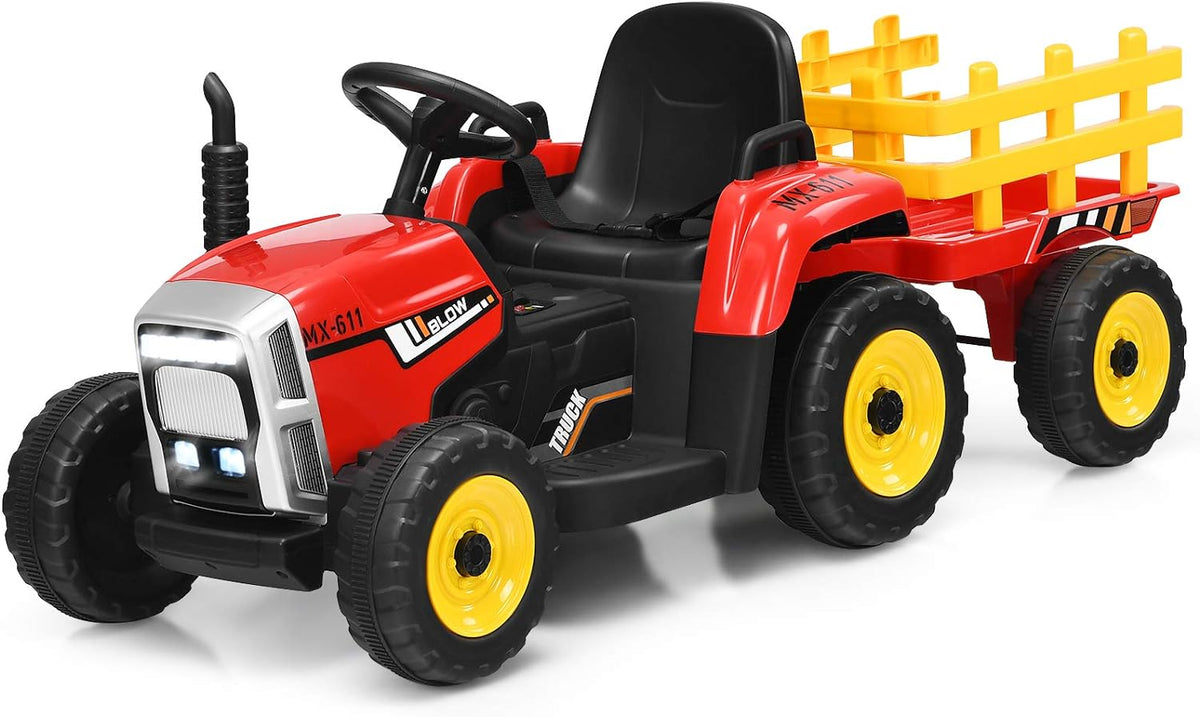 12V Battery Powered Ride on Tractor with Trailer P335