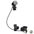 ABS 27 in. Cable Drive Bath Waste Stainless Steel N4850