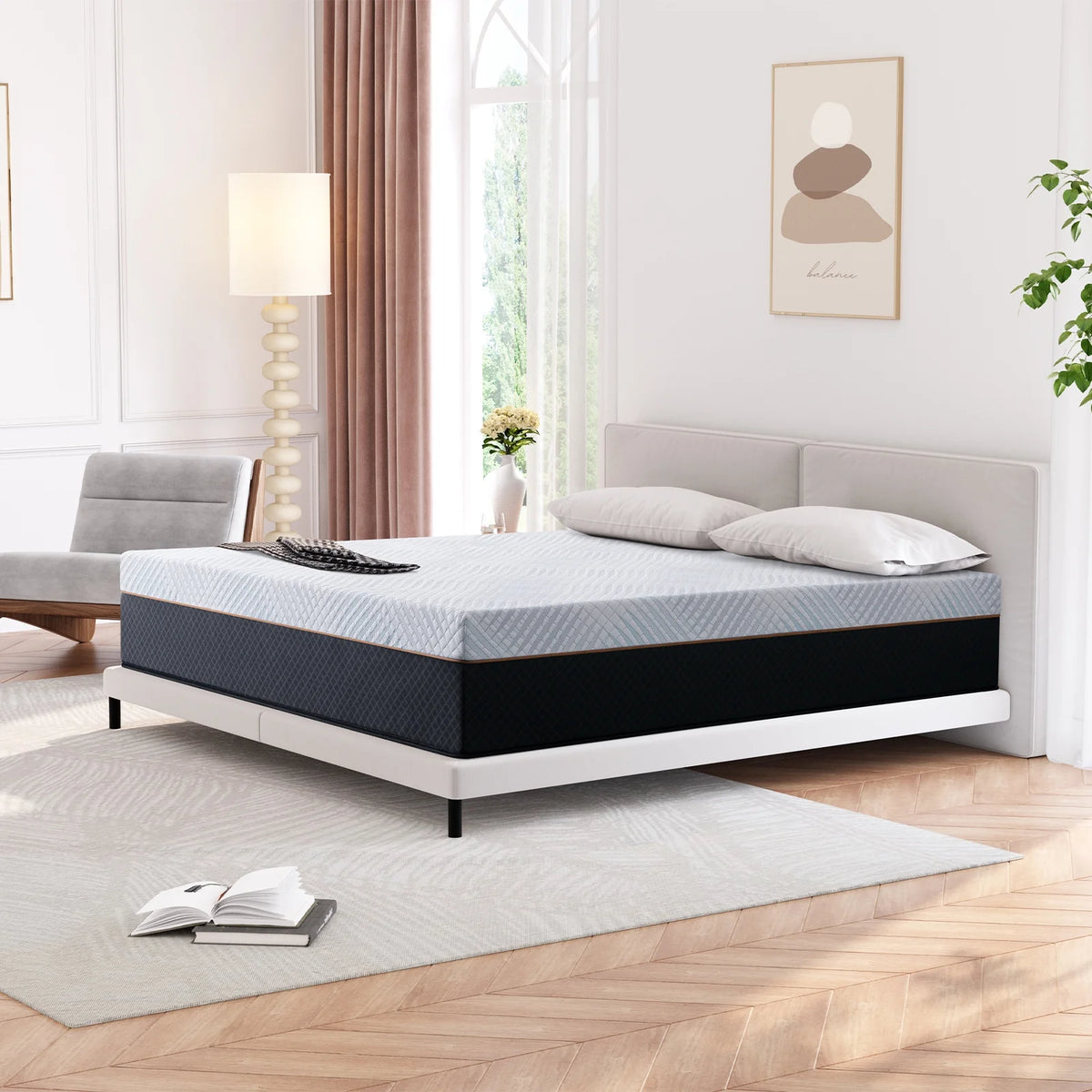 Queen 12 inch Medium Plush Innerspring Mattress L90960