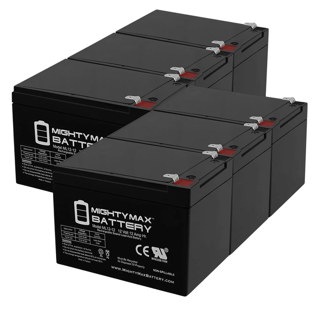 12V 12AH F2 Rechargeable Replacement Battery Y316