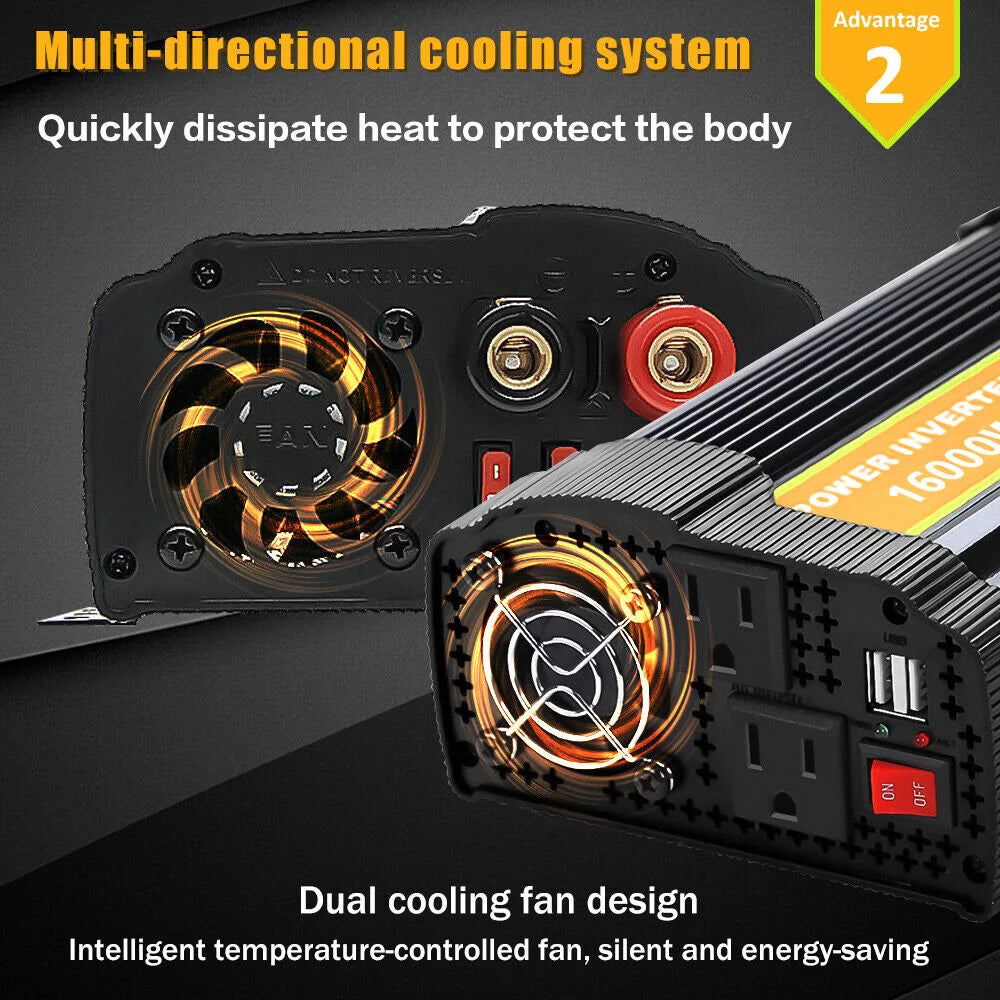 8000 Watts Pure Sine Wave Power Inverter C492