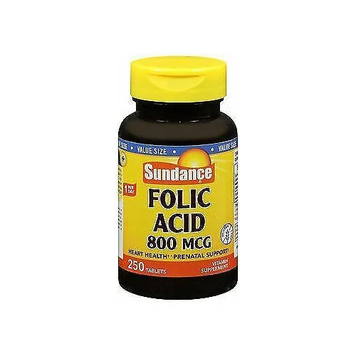 Folic Acid 800mcg Gluten-Free 250ct 6-Pack D9531