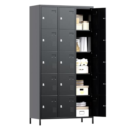 12 Door Light Gray Metal Storage Locker Z4423