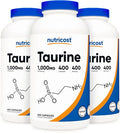 Taurine 1000mg 400 Capsules 3 Bottles X311