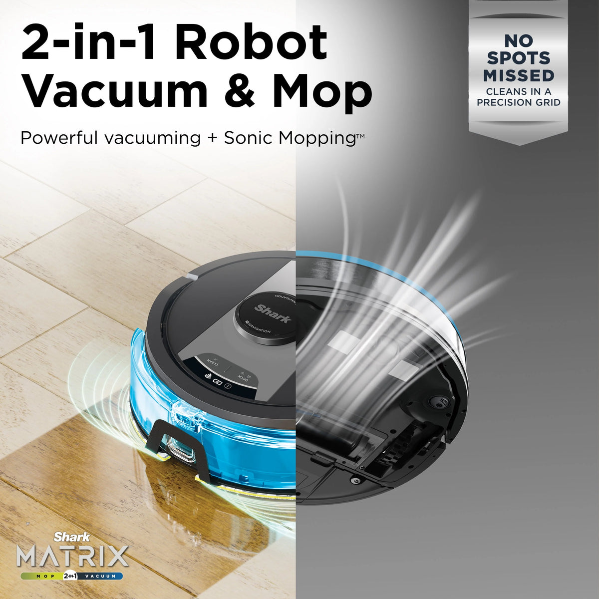 2-in-1 Robot Vacuum & Mop H54012