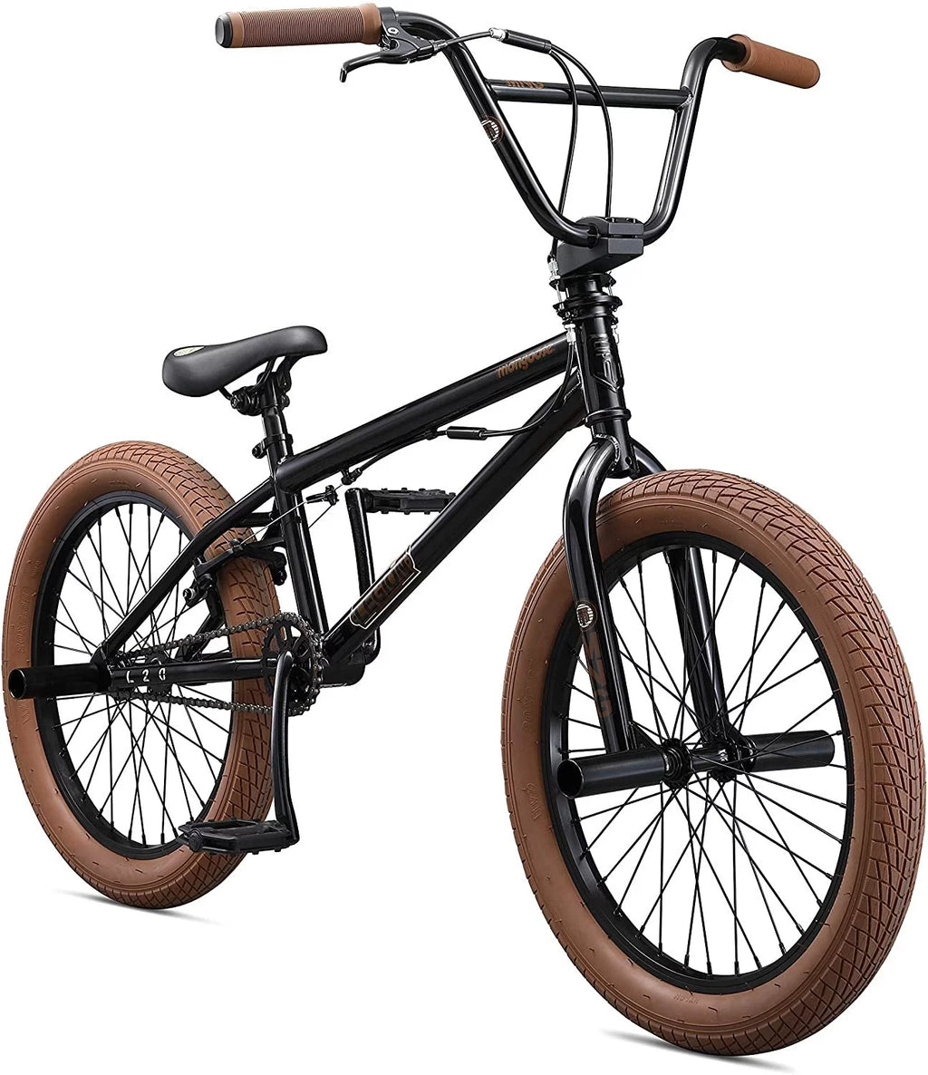 20-Inch Steel Frame Black BMX Bike I781
