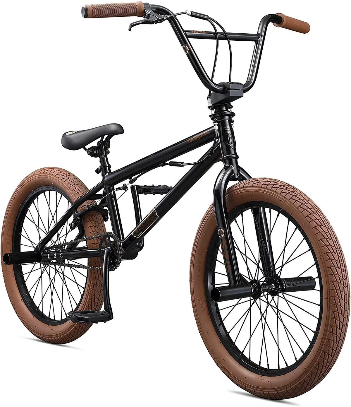 20-Inch Steel Frame Black BMX Bike I781