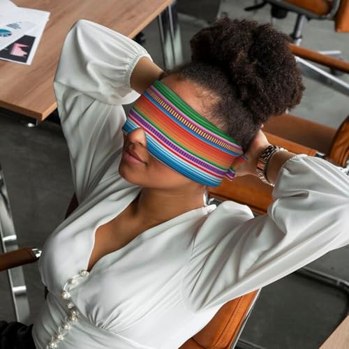 Buffalo Check Red and Black Plaid Blackout Sleep Eye Masks B68986