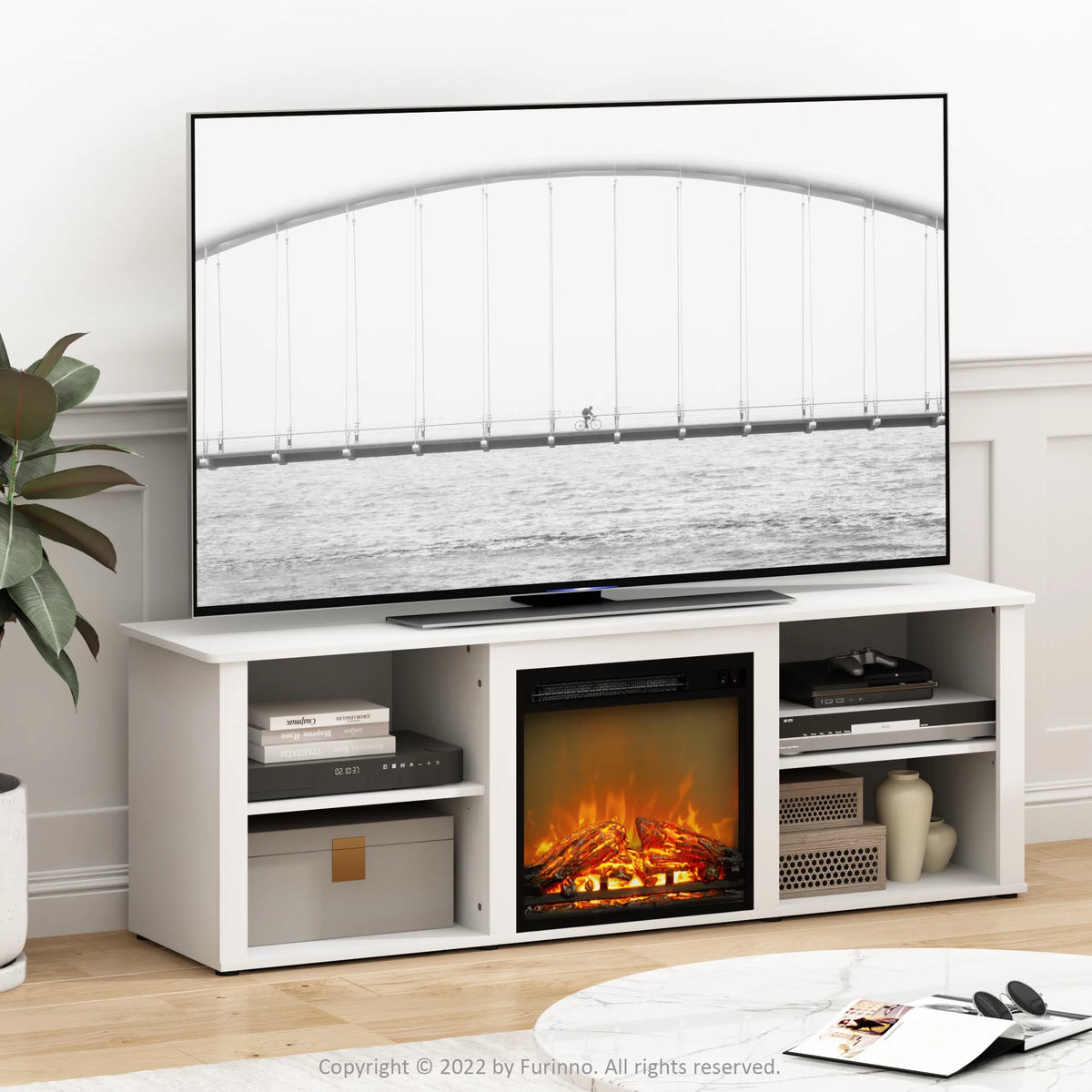 60 Inch TV Stand with Fireplace G3398