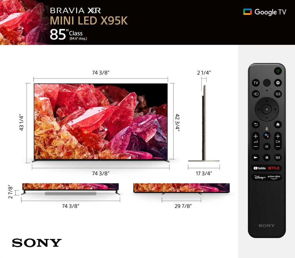 85” 4K HDR Mini LED Smart Google TV G2521
