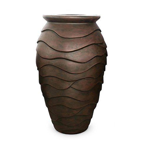 Scalloped Urn Landscape Fountain Kit with Aquabasin and Ultra Pump U1065