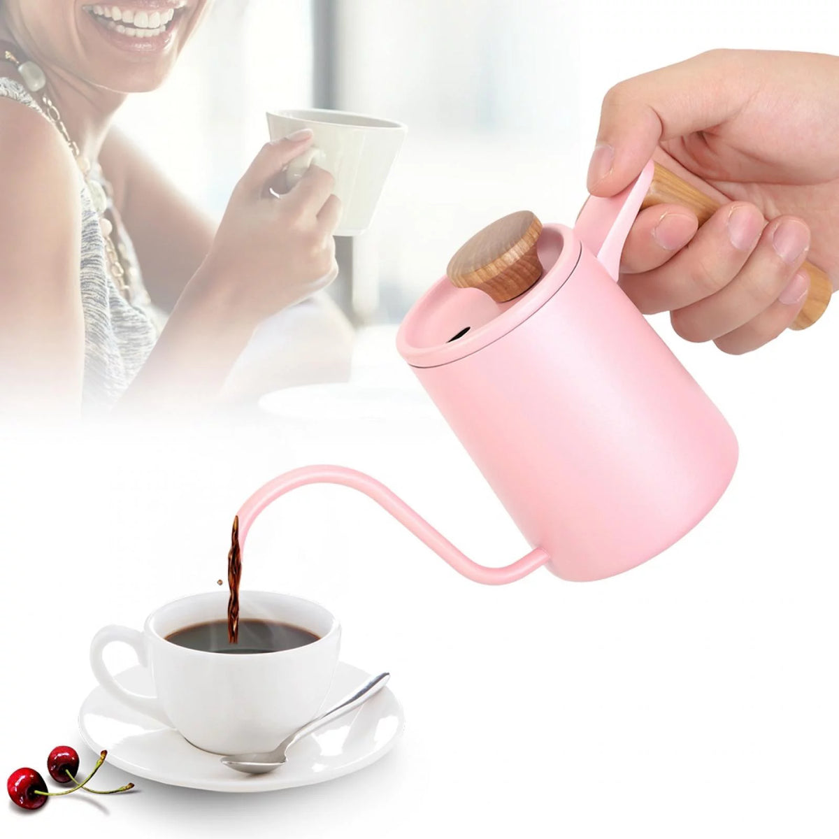 350ml Stainless Steel Coffee Pot U408