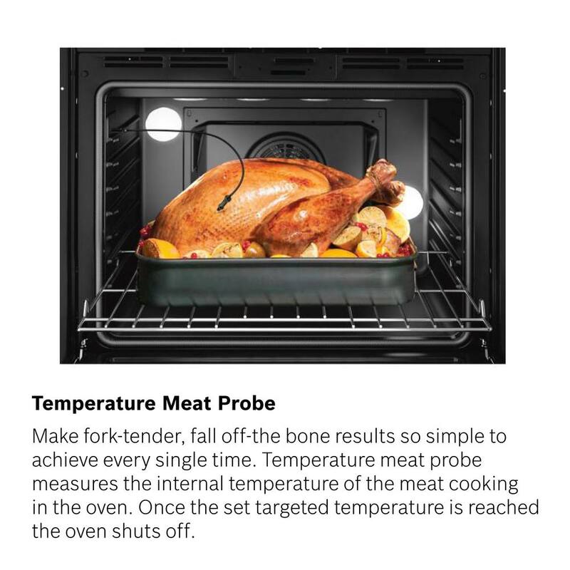 30 in Built-In Electric Convection Wall Oven and Microwave in Stainless Steel C810
