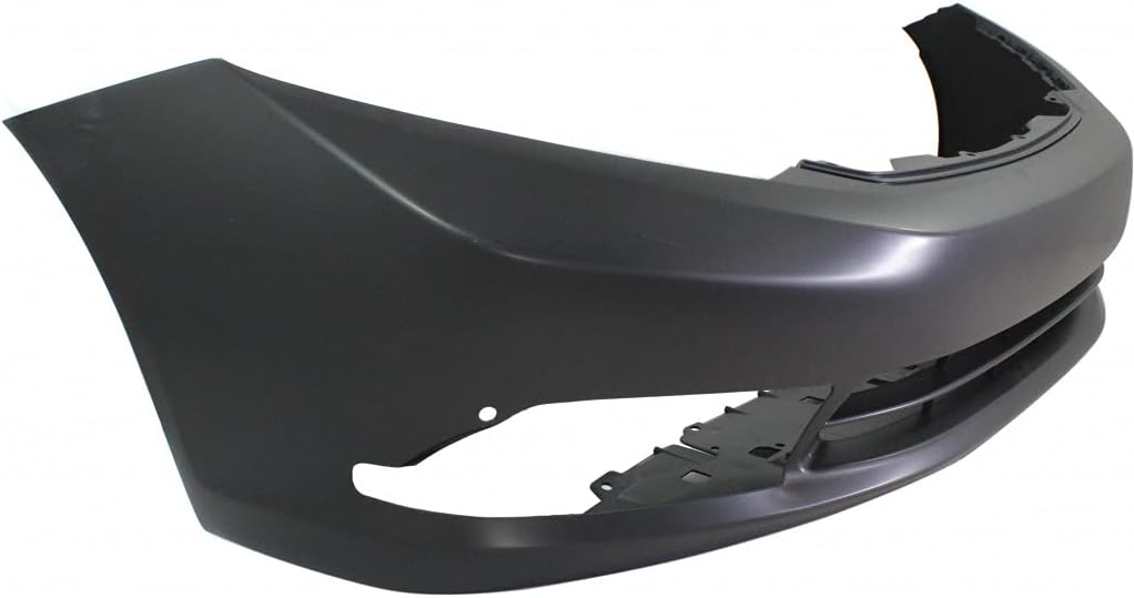 Front Primed Bumper Cover with Fog Light Holes D12903