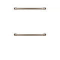 Double Wall Oven Handles Kit in Brushed Bronze J606