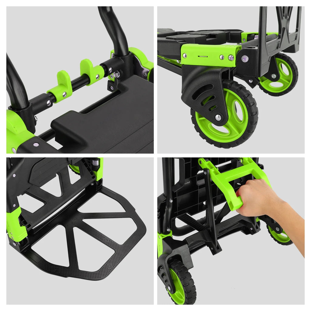 330 lb Folding Hand Truck with Retractable Handle R874108