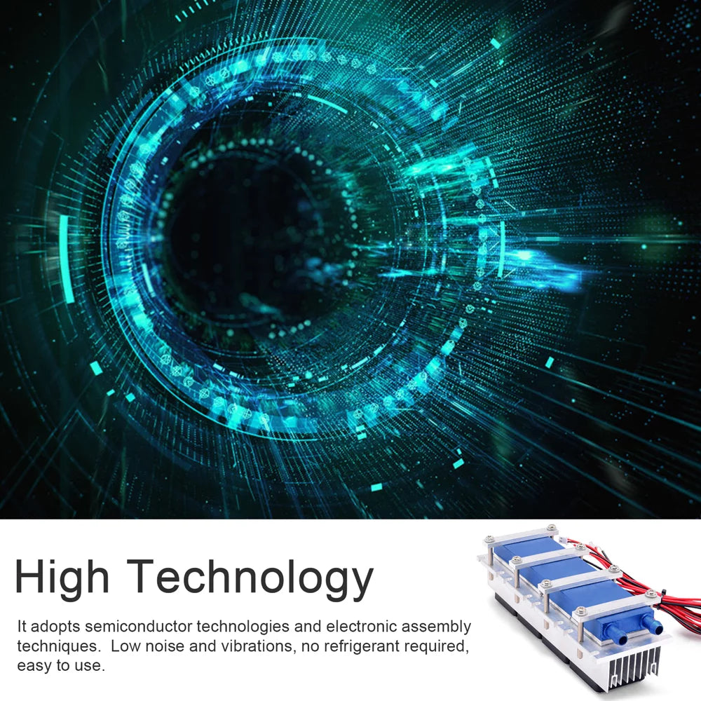 Semiconductor Cooling System DIY Kit Thermoelectric Peltier Refrigeration Cooler 288W G625586
