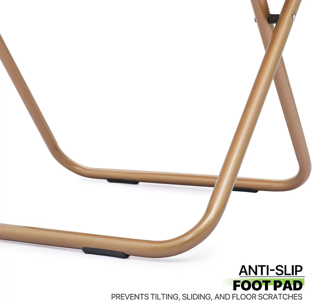 Oversized Foldable Saucer Chair with Ottoman J6561