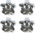 Set of 4 18 inch 5 Spoke Chrome Wheel Hub Center Caps M7685