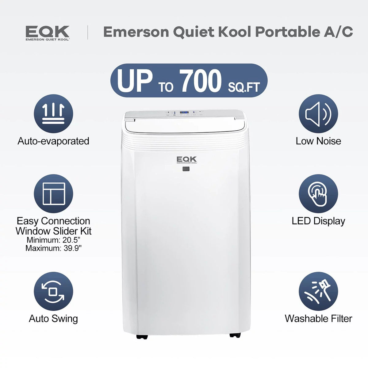 10,000 BTU Portable Air Conditioner with Heater D885