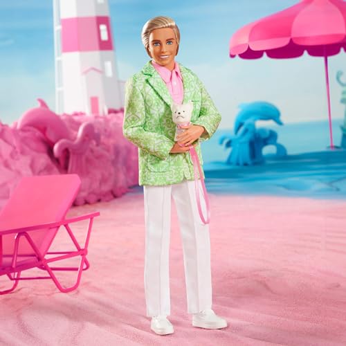 Ken Doll in Pastel Suit with Dog H269575