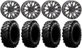15 Wheels 32 Tires 4x156 Bolt Pattern 12mmx1.25 Lug Kit P24998