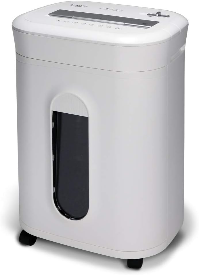 12-Sheet Micro-Cut Paper CD Credit Card Shredder U478556