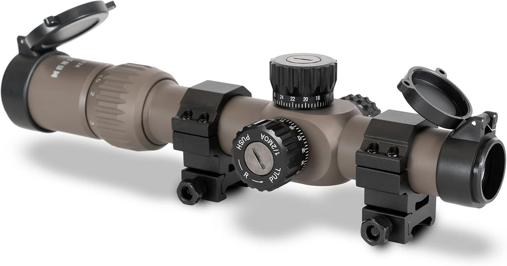 1-6x24 First Focal Plane Rifle Scope with Illuminated MOA Reticle P8320