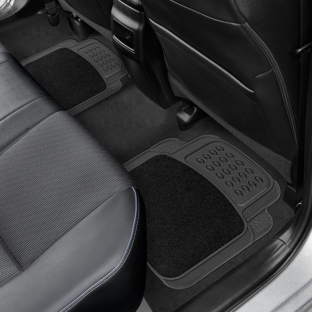 Universal Rubber & Carpet Floor Mats Set O4553