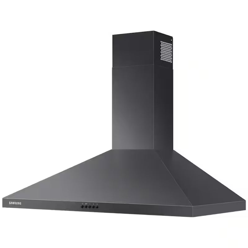 36 in. Wall Mount Range Hood Black Stainless J1791